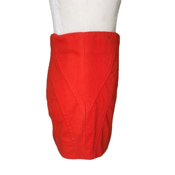 Diane Von Furstenberg Cameroon Blood Orange Mini Skirt - 8 - Picture 6 of 14
